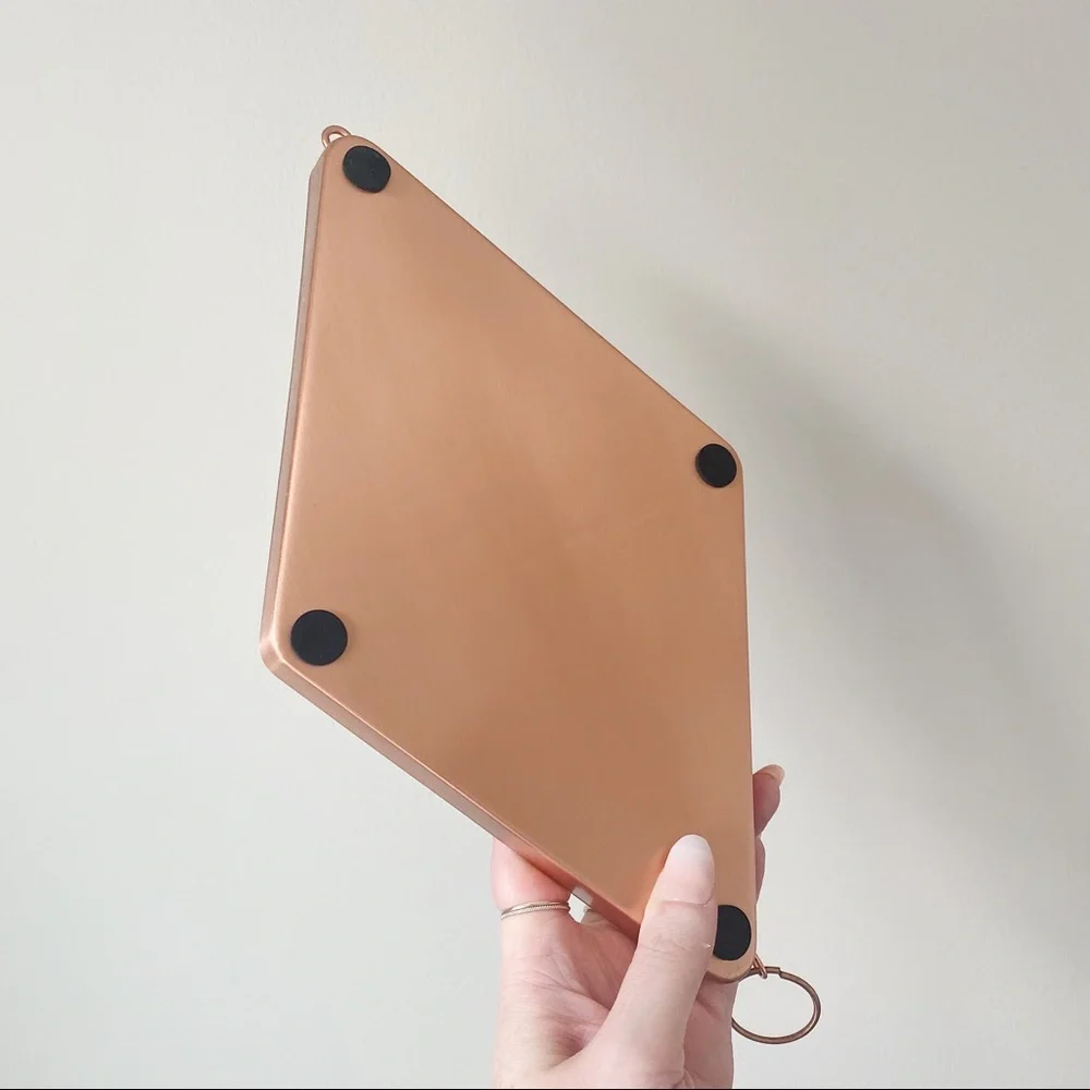 UMBRA Diamond Mirrors in Rose Gold (set of 3)
